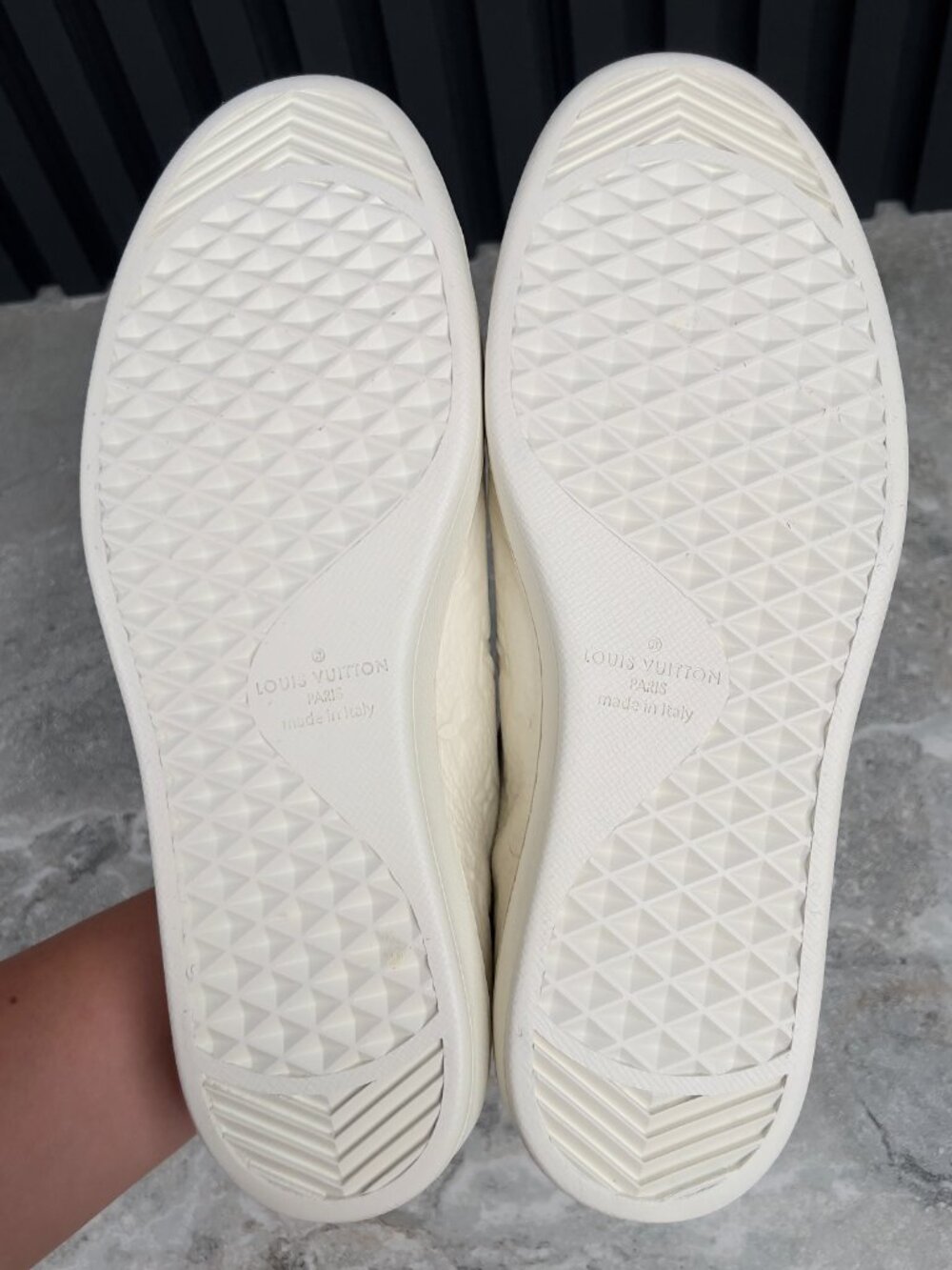 Louis Vuitton Luxembourg Monogram Sneaker Taurillon Leather 8.5 LV 9.5 US 42.5 - Picture 9 of 12
